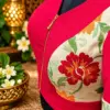 embroidered fuchsia silk blouse showcase embroidered fuchsia silk blouse showcase