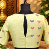 embroidered pastel blouse back showcase