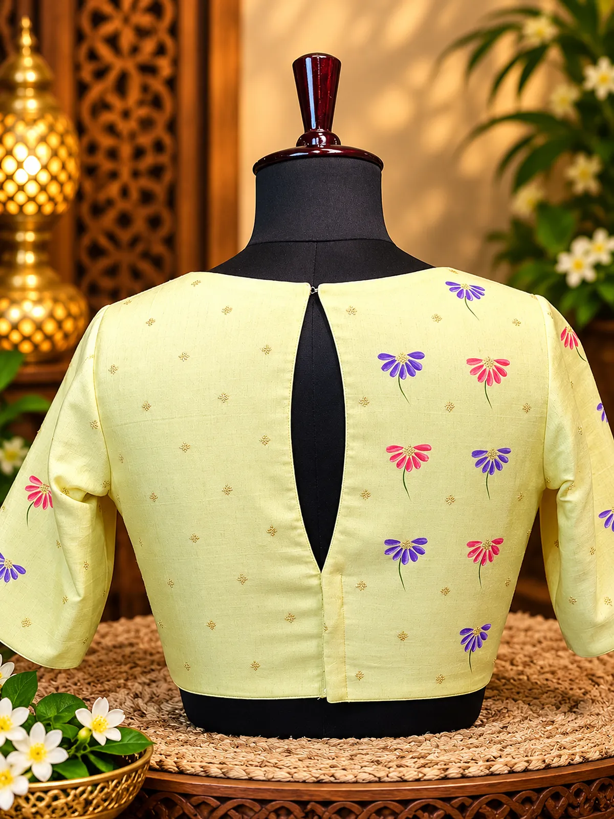 embroidered pastel blouse back showcase embroidered pastel blouse back showcase