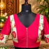 fuchsia floral blouse on mannequin 10 fuchsia floral blouse on mannequin 10